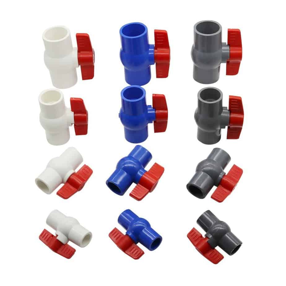 colors of pvc ball valves