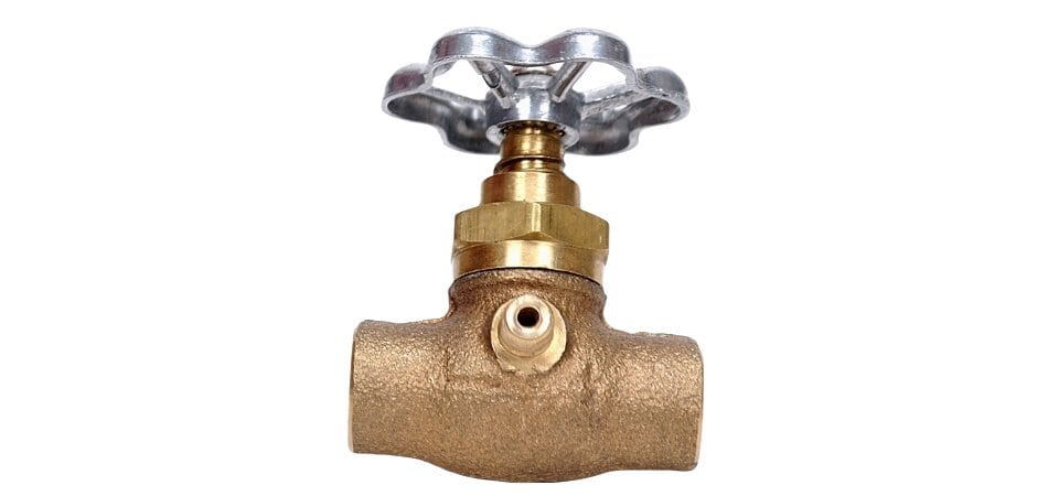 gate valve with outlet drain