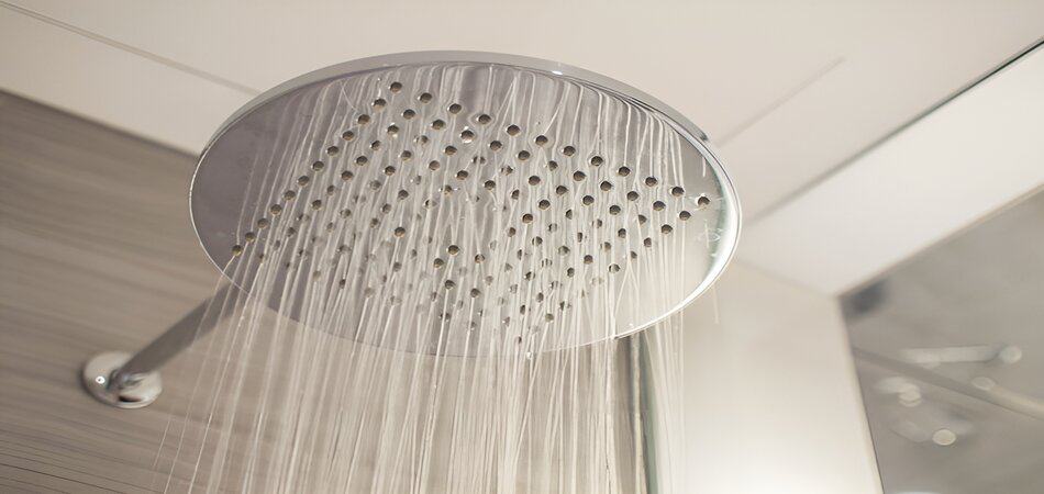 big shower head works