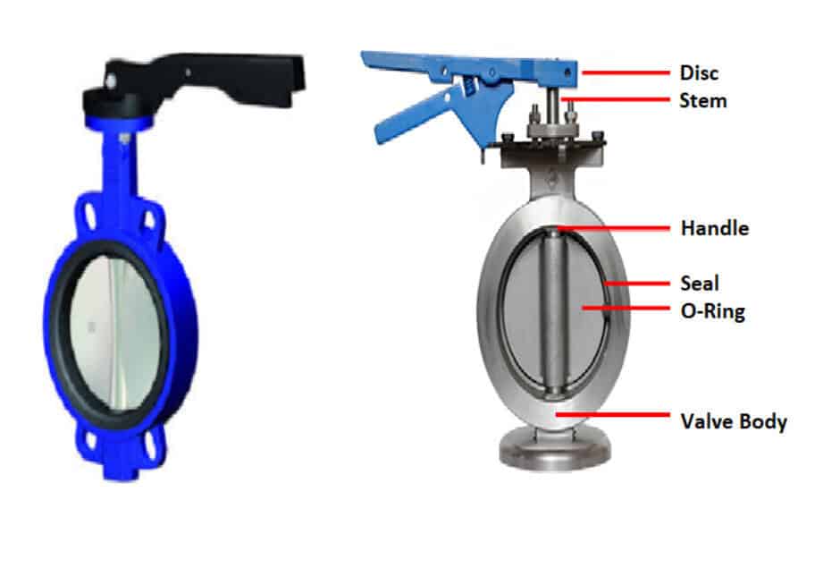 butterfly valve spare parts
