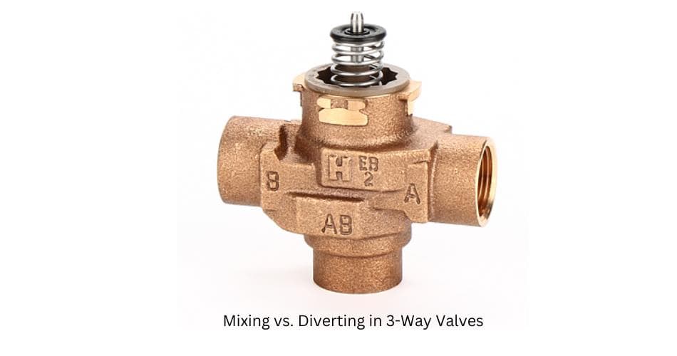 mixing vs. diverting in 3 way valves