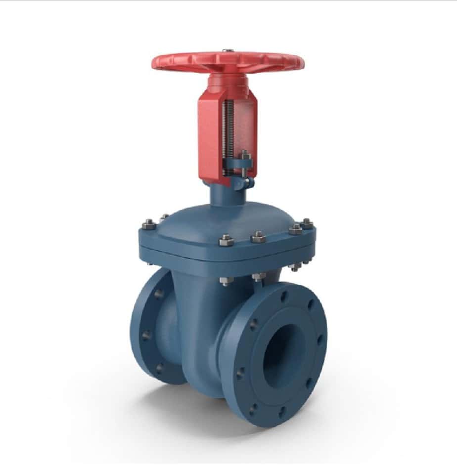 Non rising stem gate valve