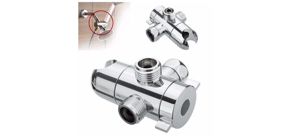 3 way shower diverter valve works