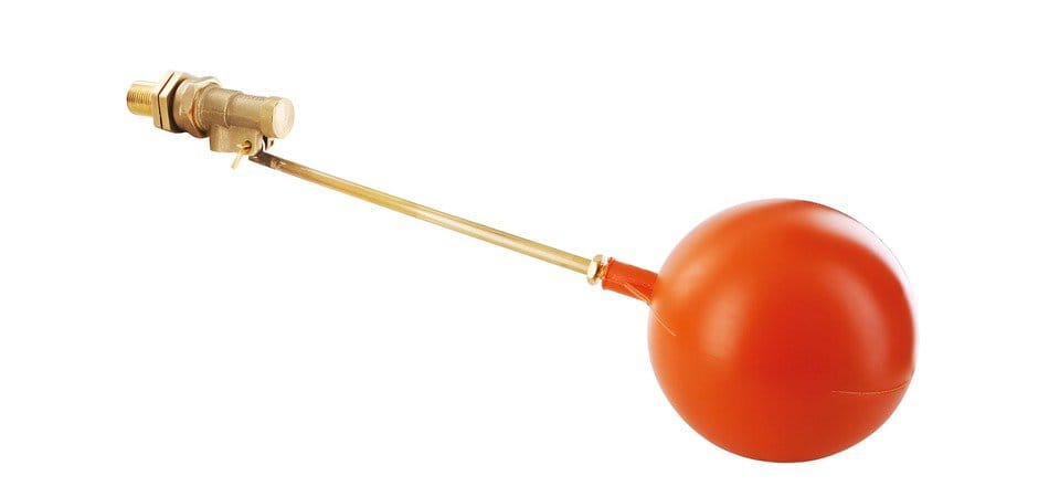 normal floating valve with red ball