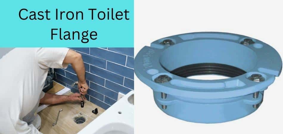 cast iron toilet flanges