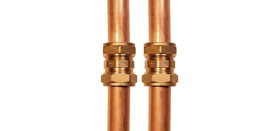 Ccopper compression fitting