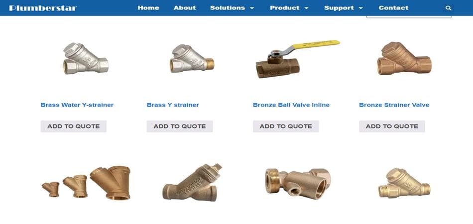 Plumberstar strainers