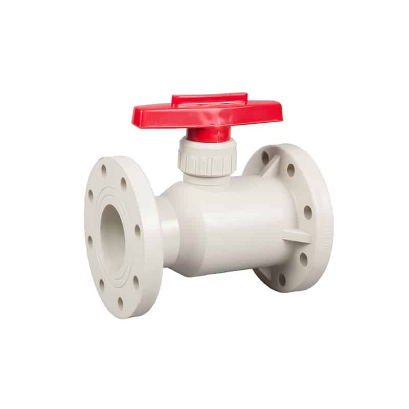 pvc flange ball valve