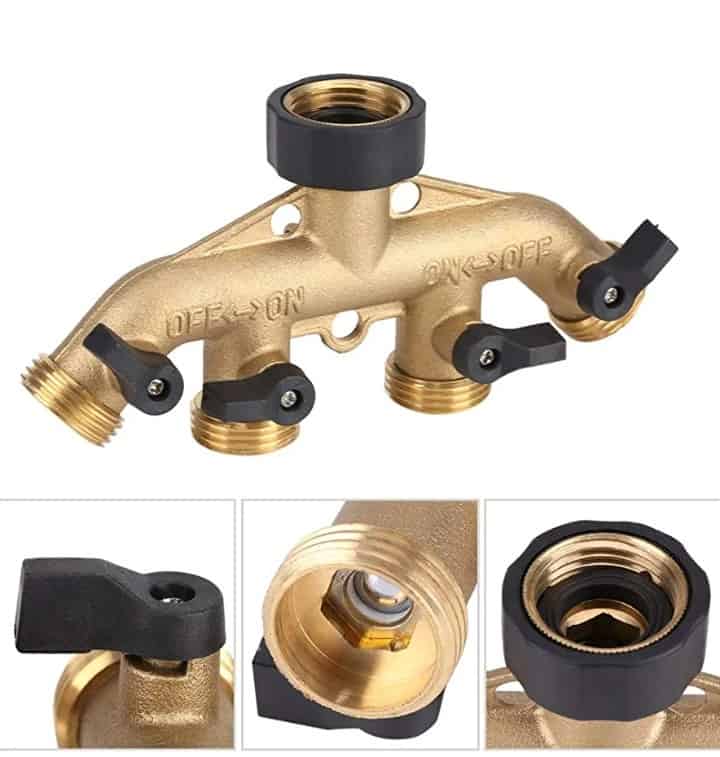 4 way water distributor valve specs