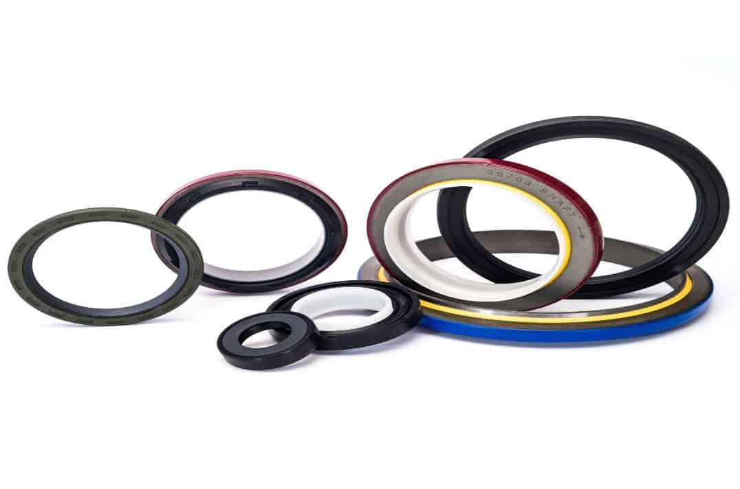 PTFE washer and rubber seal