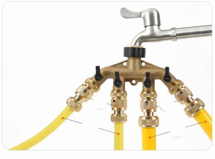 water pass the distributor valve