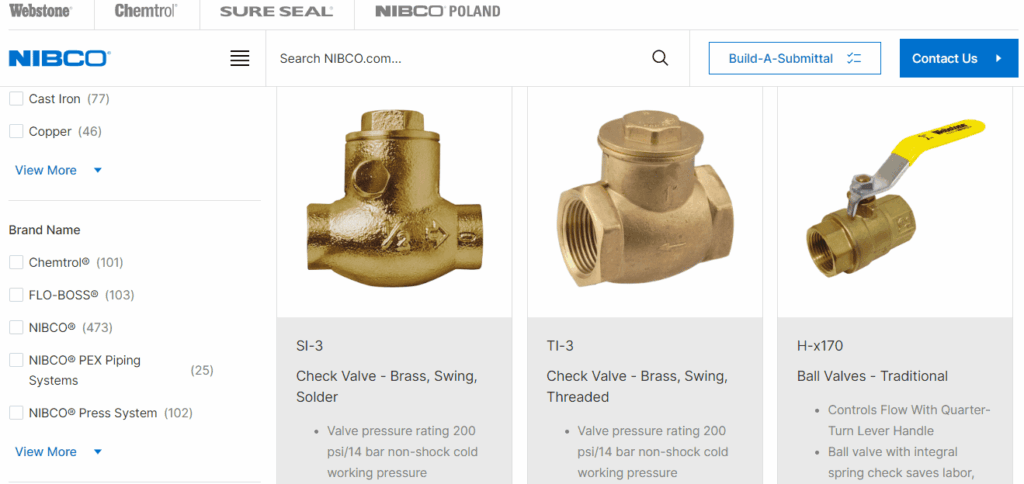 nibco valves