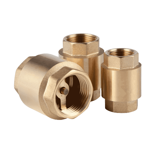 spring one way check valve