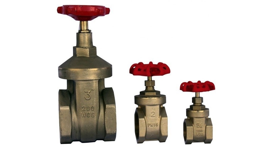 gate valves with 200 wog