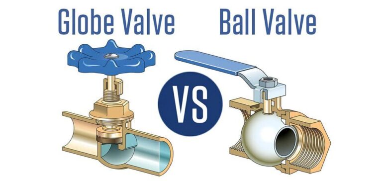 ball valve and globe valve
