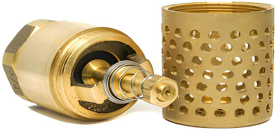 design of well foot valve