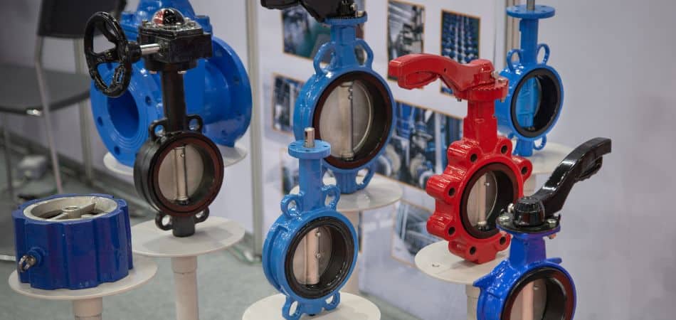 butterfly valves display