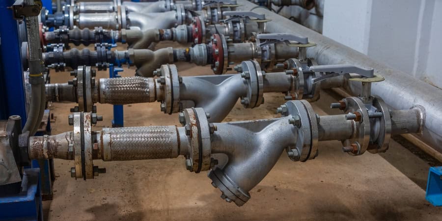 Operation of y strainer