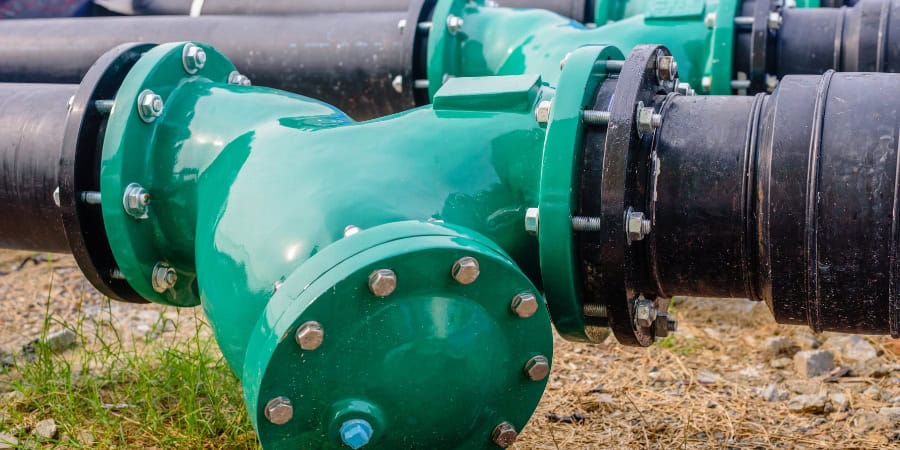 y strainer with cast iron