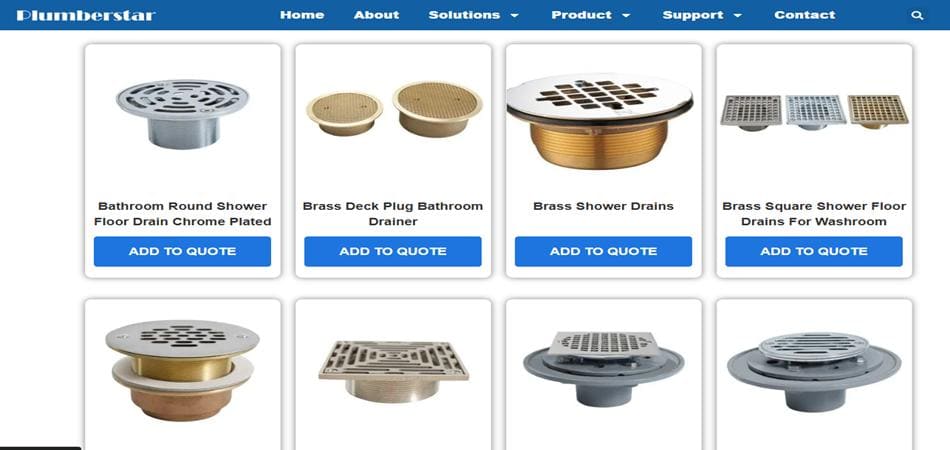 Plumberstar floor drain