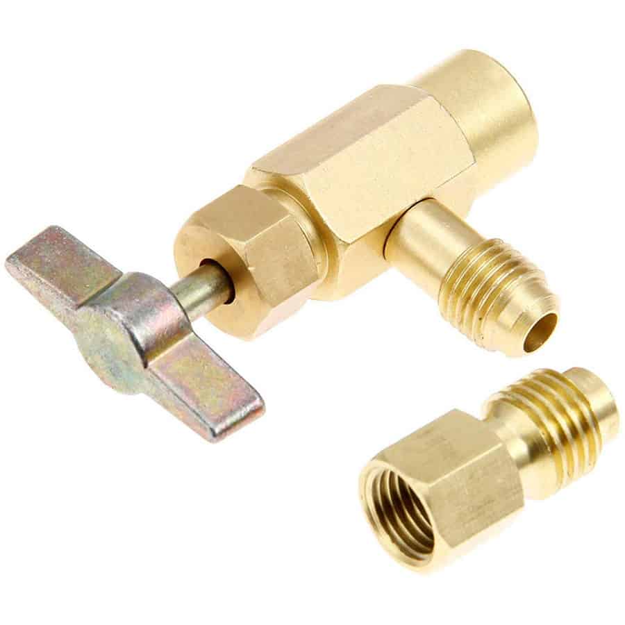 Tank valve refrigerant dispenser with adapter - Image 4