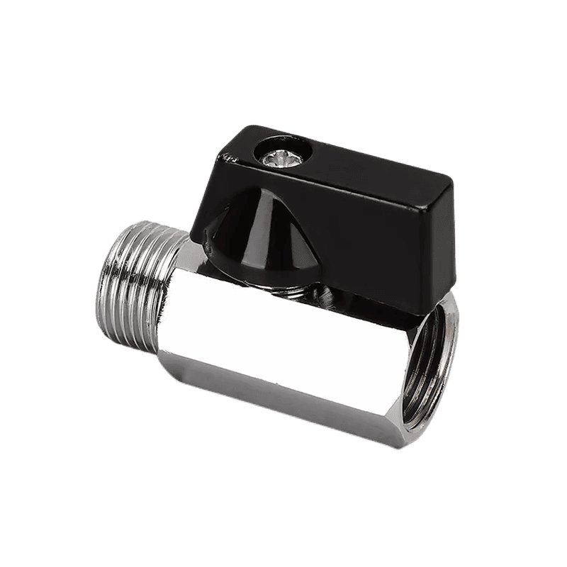 Chrome Mini Ball Valve - Image 2