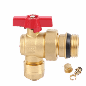 Right Angle Brass Ball Valve