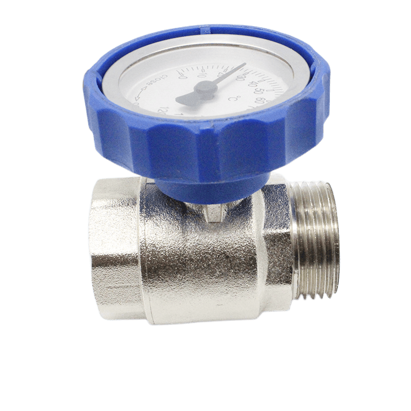 High-temperature Test Valve With Thermometer