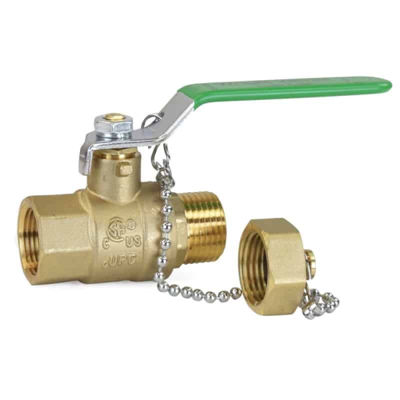 Full Port Ball Valve With Cover Drain
