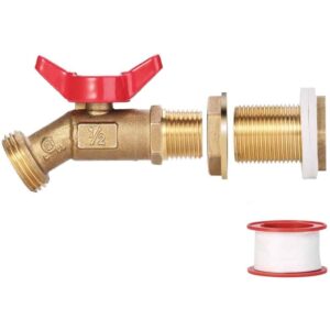 Brass Rain Quarter Turn Tap