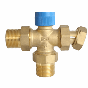 Adjustable thermostatic mixing valve