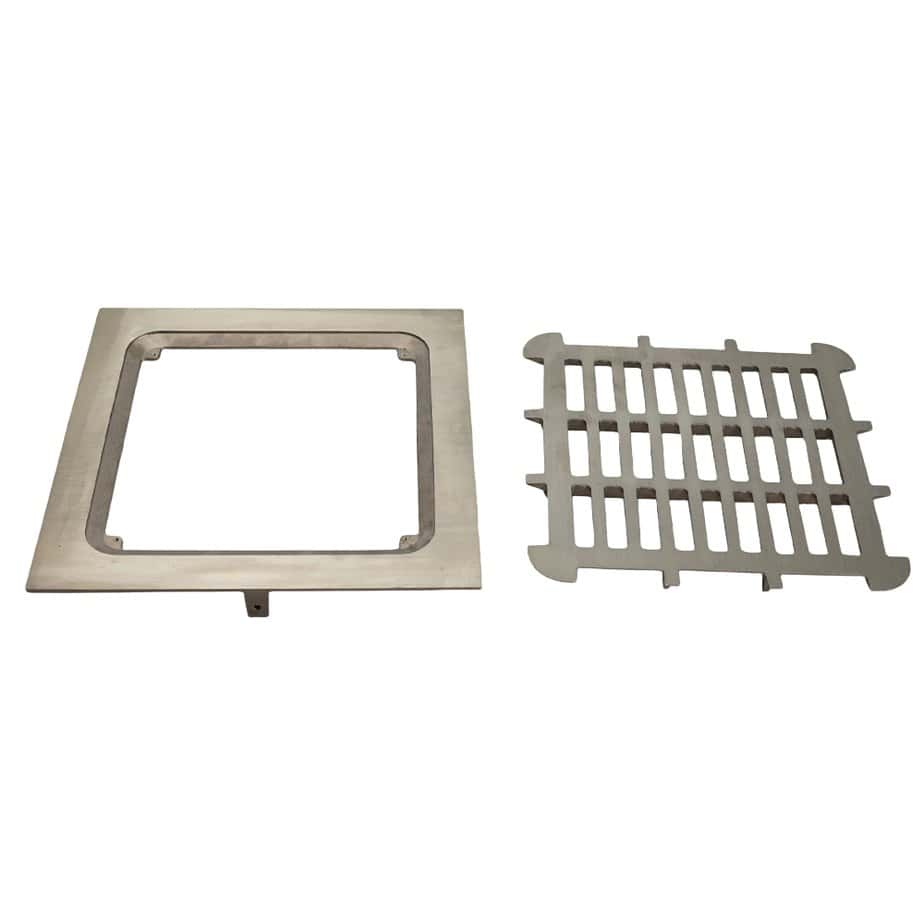 Square Ni-Bronze Grid Strainer - Image 3