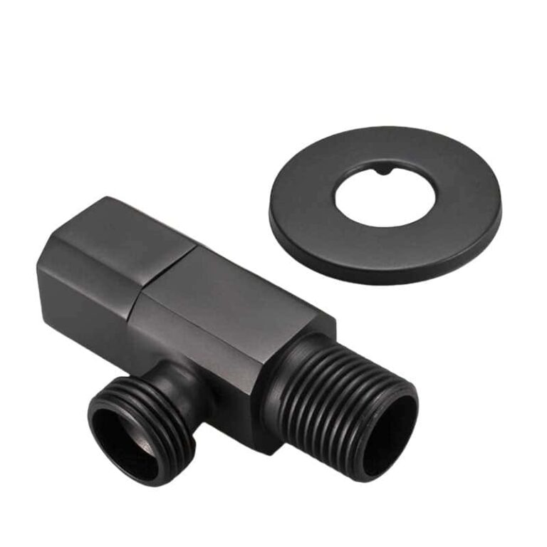 Black Angle Valve
