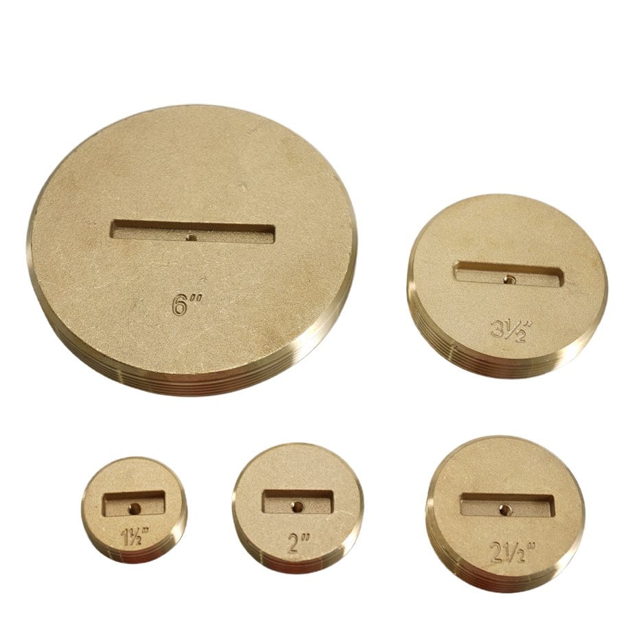 Brass Slotted head Cleanout Plugs with Countersunk - Image 2