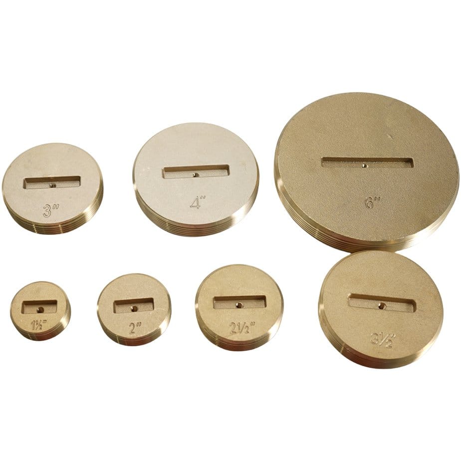 Brass Slotted head Cleanout Plugs with Countersunk - Image 4