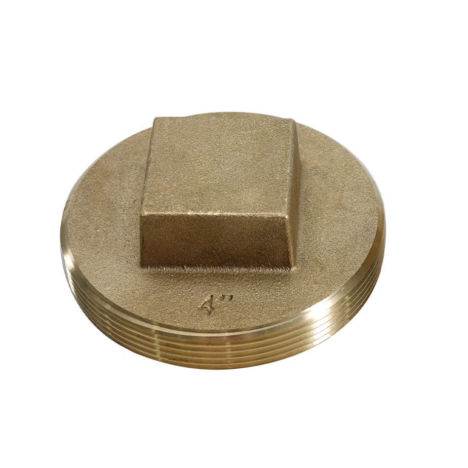 Brass Raised Square Head Cleanout Plugs - Image 2