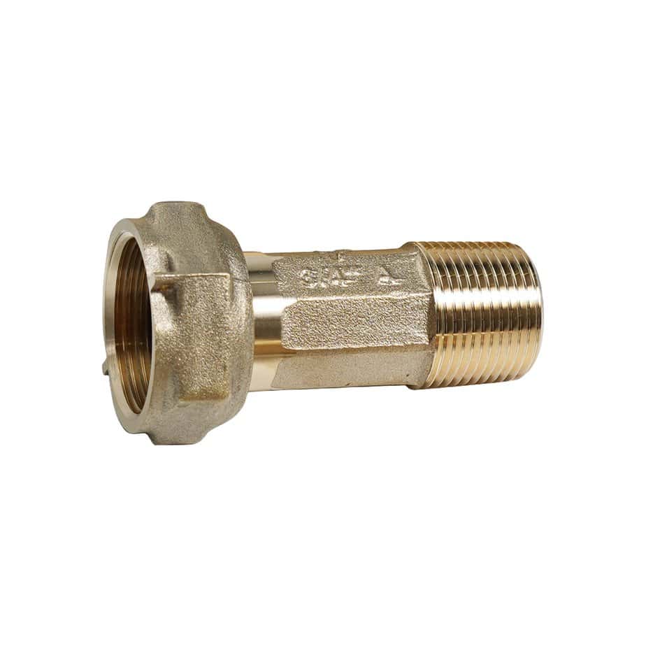 Lead Brass Water Meter Coupling Adapter