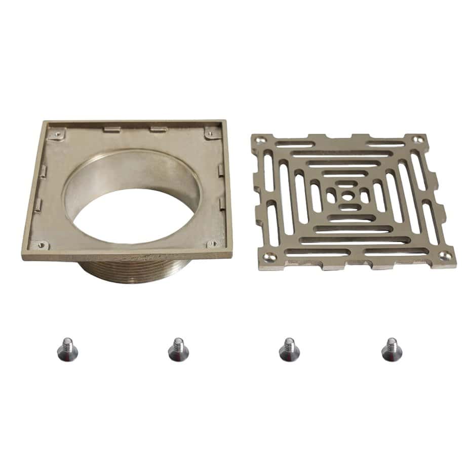 Bronze Square Shower Grate Waste Drains - Image 2