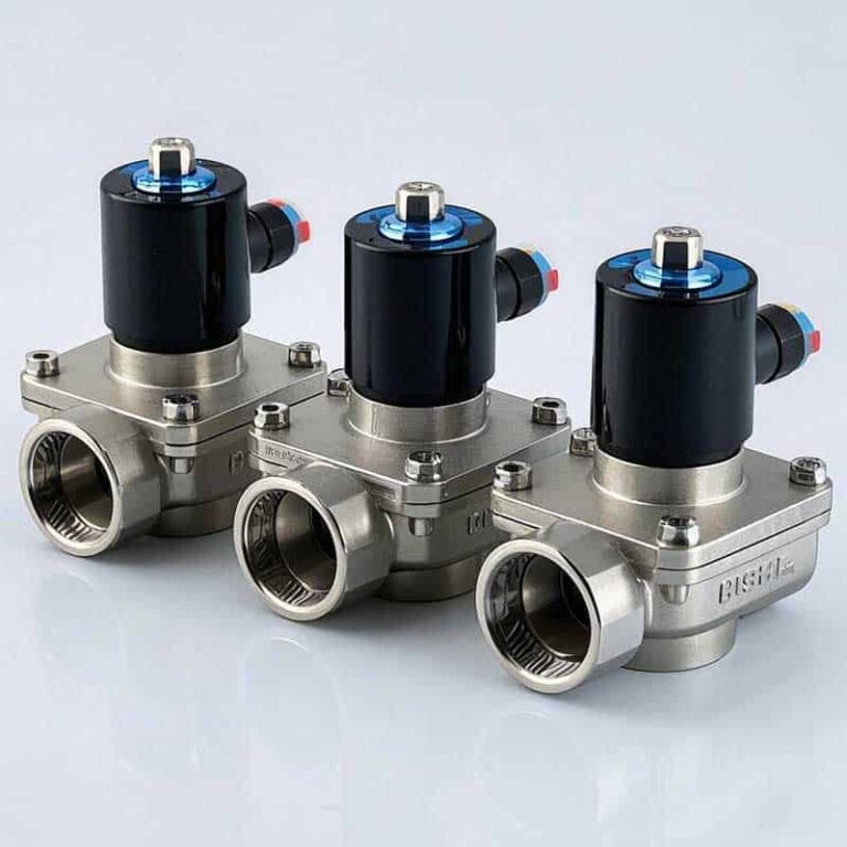 brushed nickel plating actuated valve