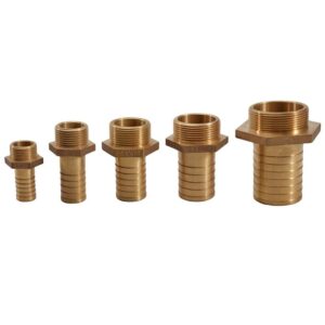 Cast Bronze Barb Hose Fitting Connector Adapter