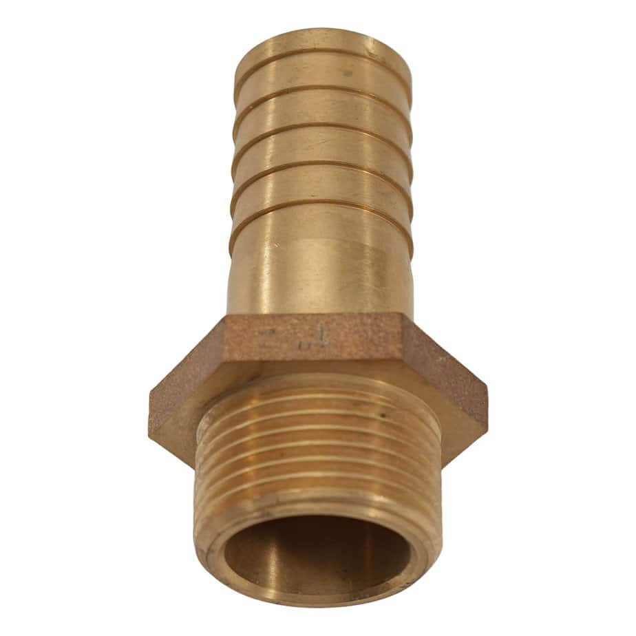 Cast Bronze Barb Hose Fitting Connector Adapter - Image 2