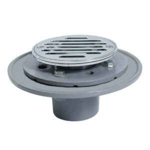 Cast Iron Adjustable With Round Shower Floor Strainer Grate