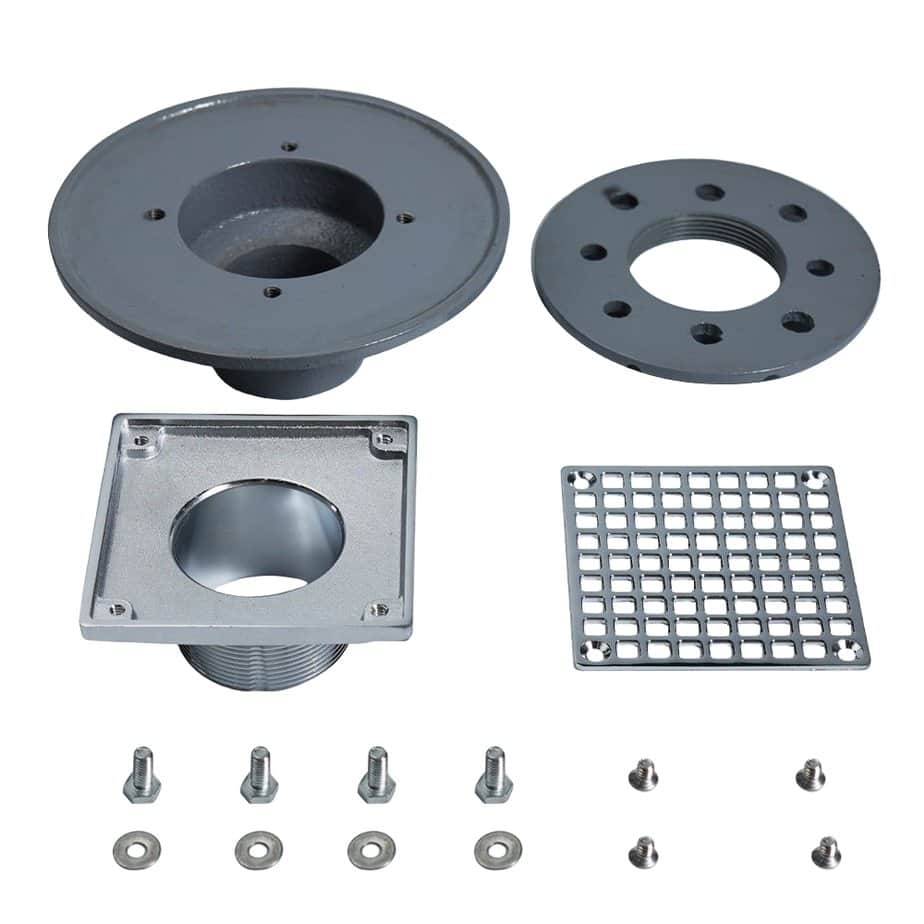 Adjustable Shower Floor Drains Round Strainer Fittings - Image 3