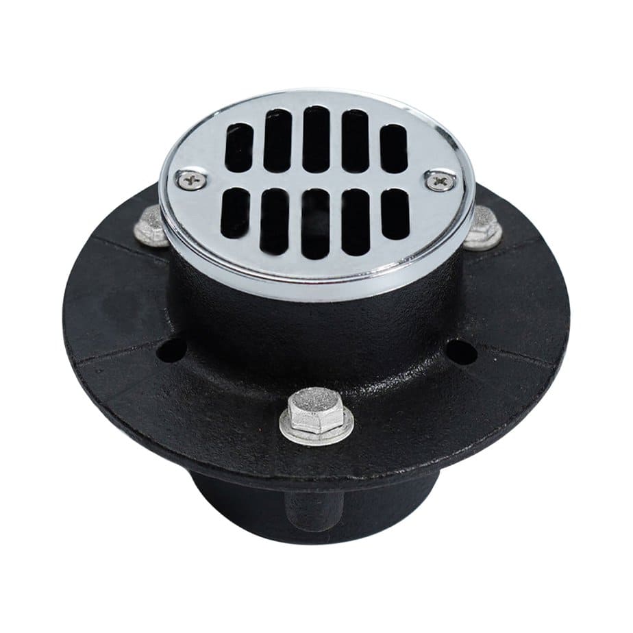 Cast Iron Non-Adjustable Round Shower Drain - Image 2
