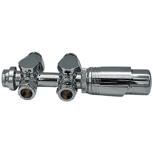 Thermostatic valve chrome plated