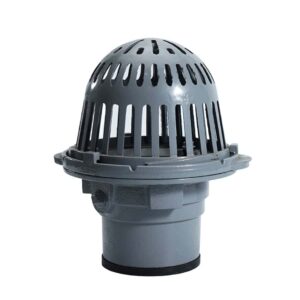 Cast Iron Fitting Roof Floor Drain with Aluminum Dome