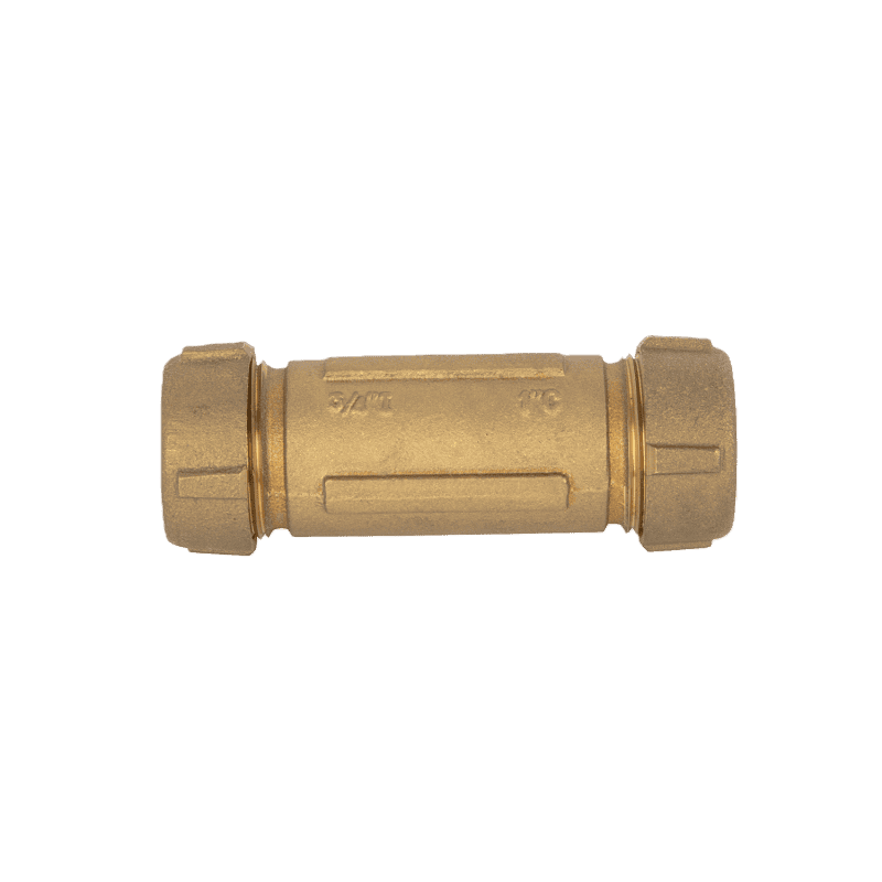 Long Brass Compression Coupling