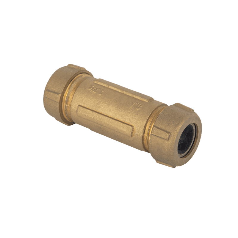 Long Brass Compression Coupling - Image 2