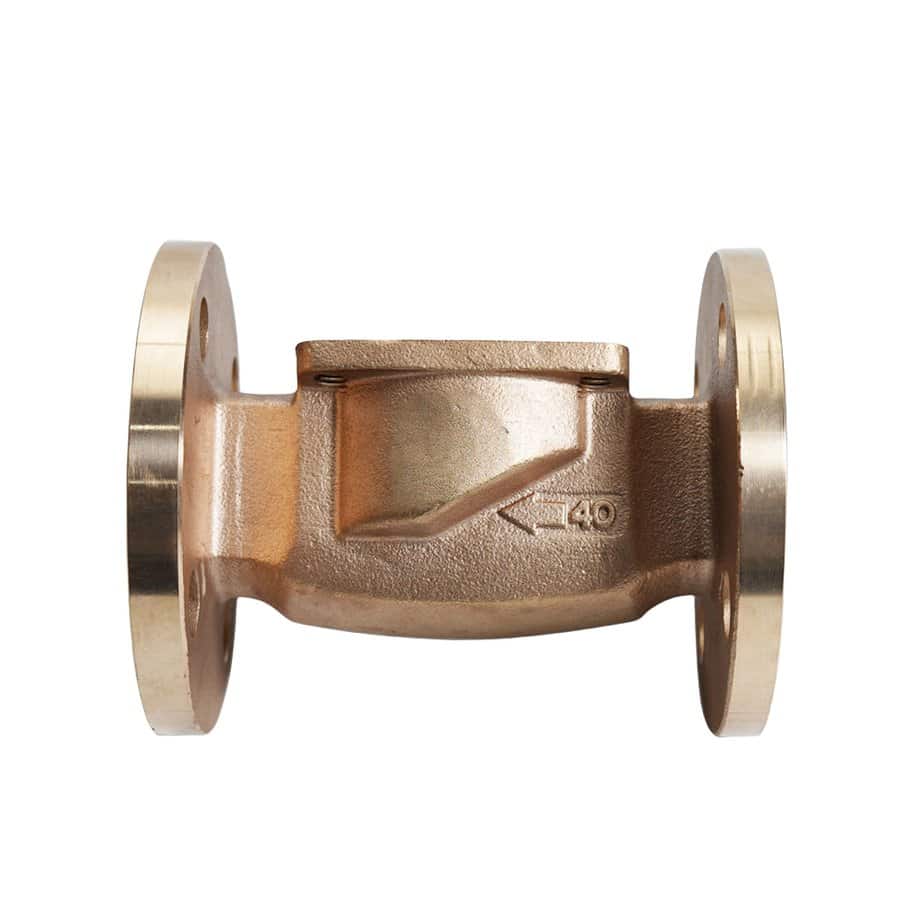 Manufacturing Lead Bronze Flanged Valve Body