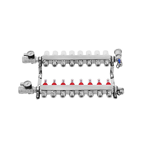 PEX heating manifold